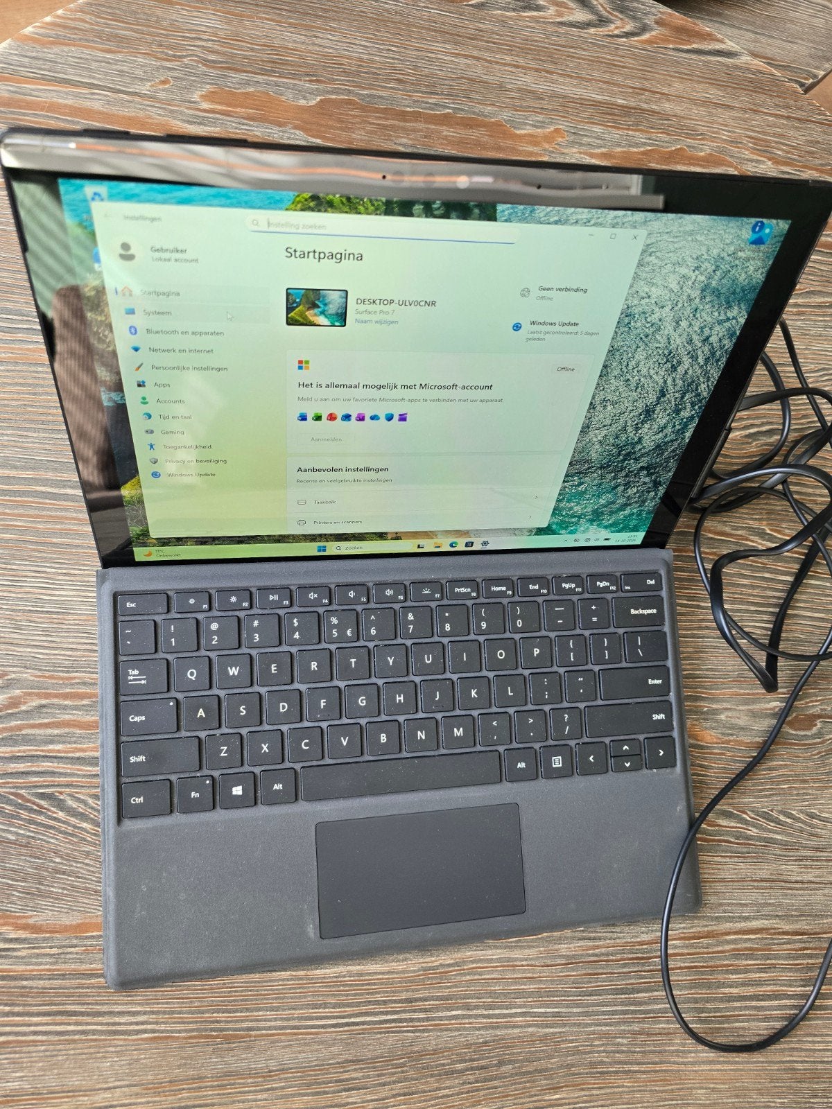 Microsoft Surface Pro 7 - 256GB SSD - Goede staat, Ophalen, 256 GB, 2 tot 3 Ghz, Qwerty