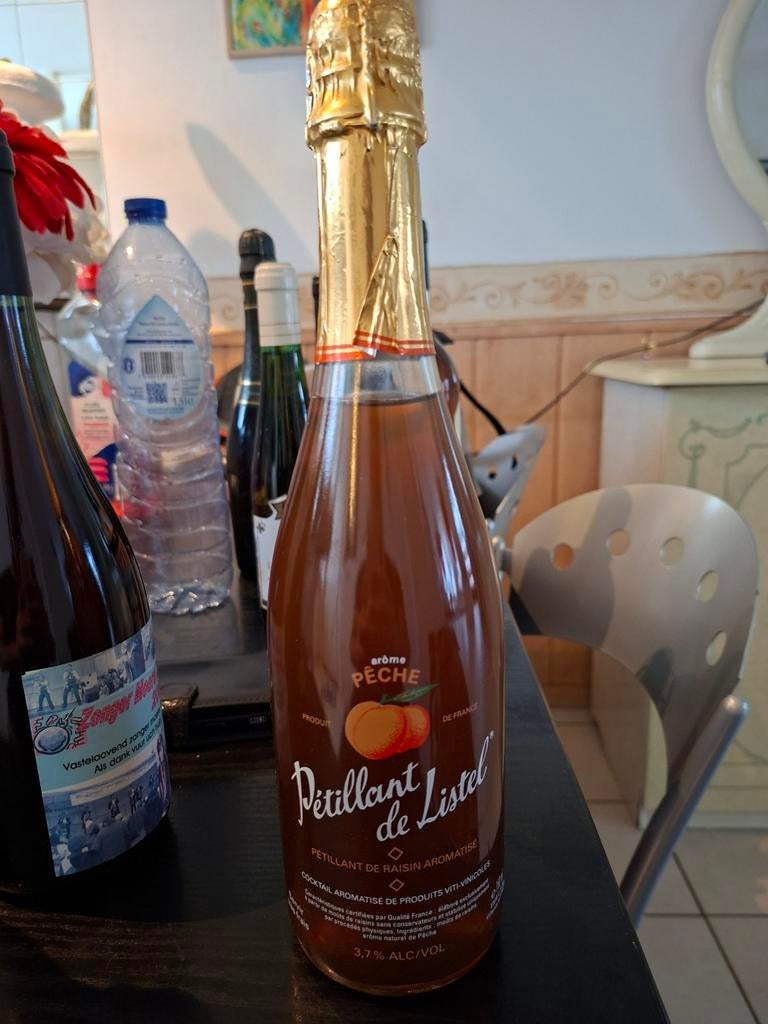 1992 Pétillant de Listel Arome Pêche Mousserende Perzikdrank, Ophalen of Verzenden, Nieuw, Frankrijk, Overige typen