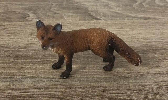 Schleich 14648 vos, dierfiguur, Verzamelen, Dierenverzamelingen, Verzenden, Gebruikt, Wild dier, Beeldje of Figuurtje