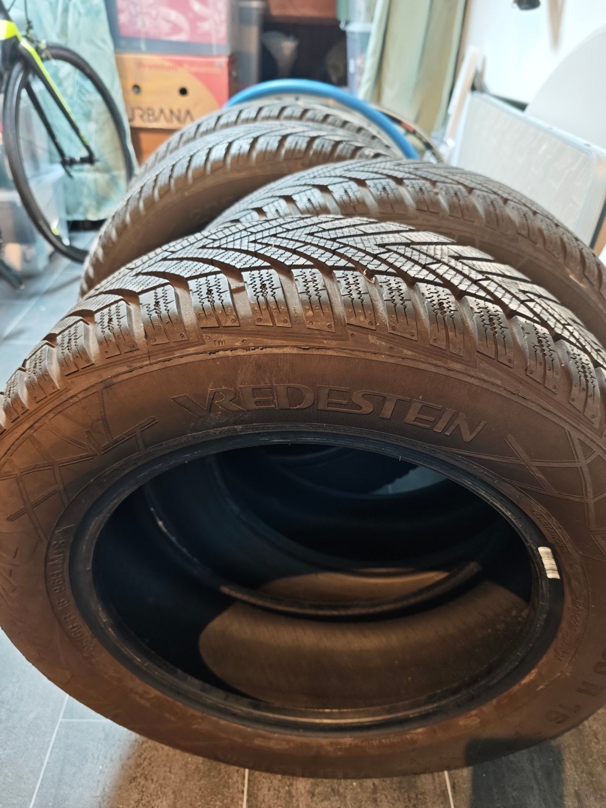 4 Vredestein Wintrac winterbanden, 205/60 R16 - Nieuwstaat, Ophalen, Kia