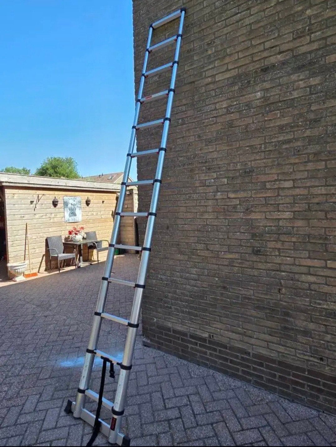 telescoop ladder, Doe-het-zelf en Verbouw, Ladders en Trappen, Ophalen of Verzenden, 2 tot 4 meter