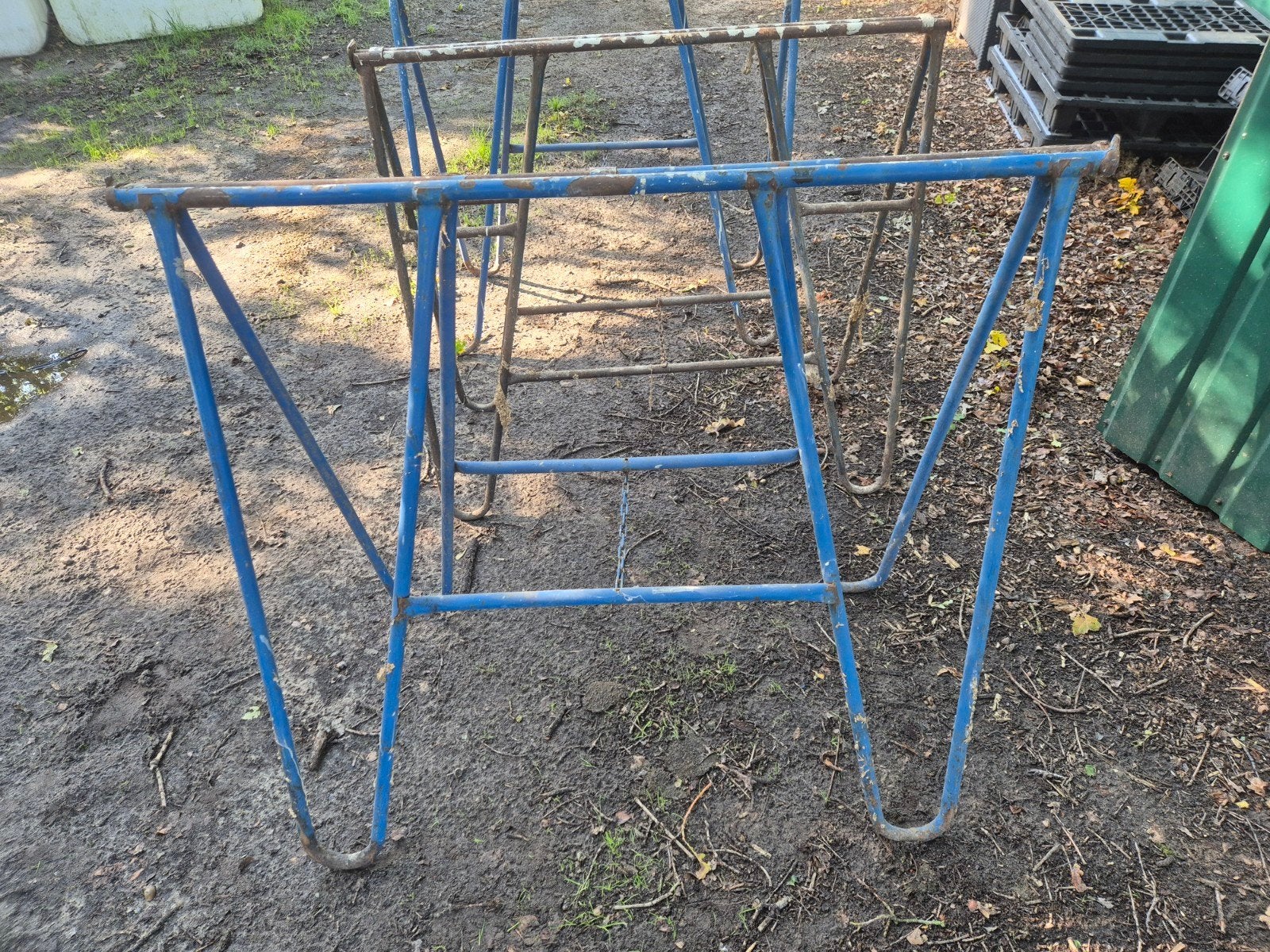 Set  3 stevige klapschragen. evt 4 100 cm hoog, Ophalen, Gebruikt, Overige typen, Minder dan 2 meter