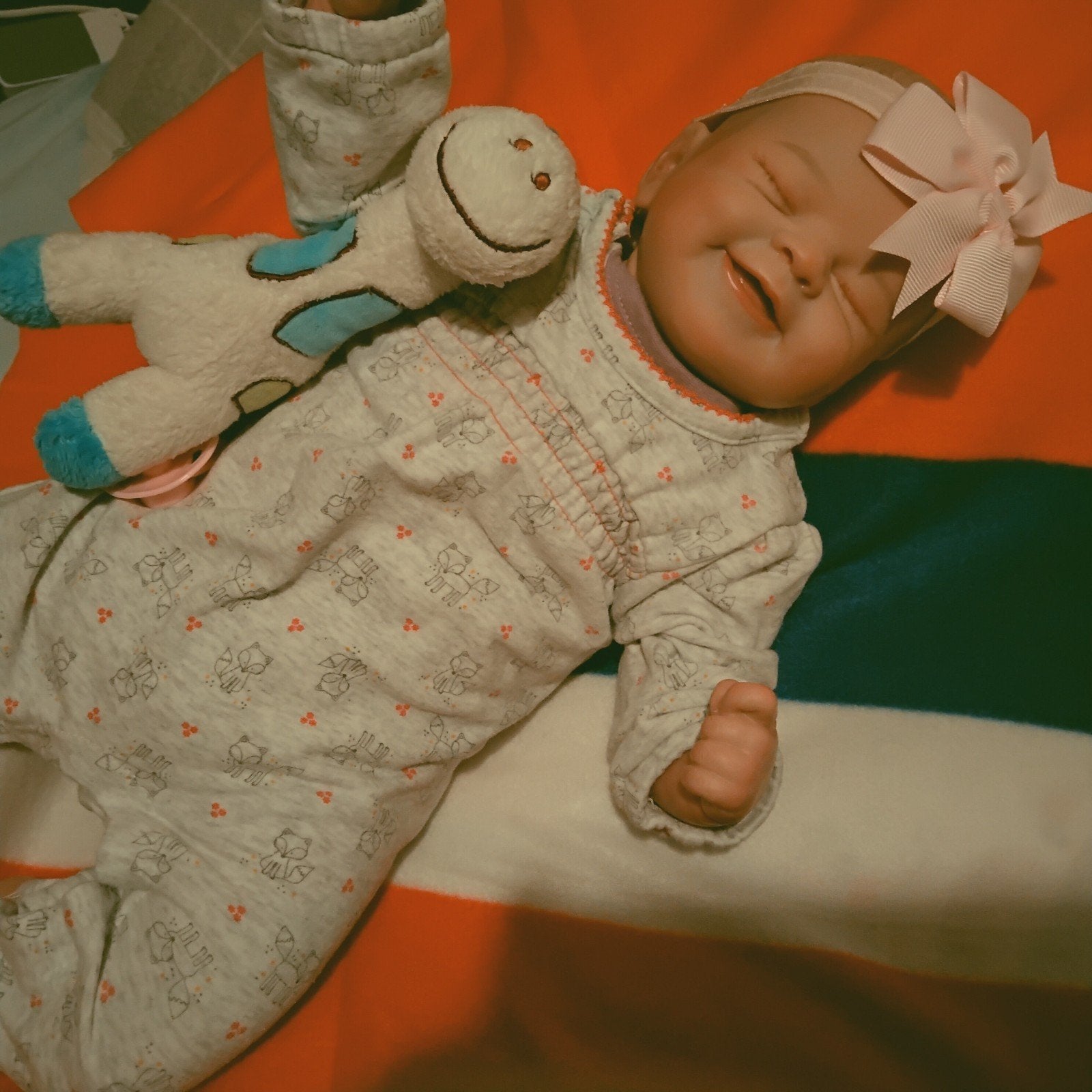 Reborn , een slapertje, Ophalen of Verzenden, Zo goed als nieuw, Babypop, Levensecht of Reborn