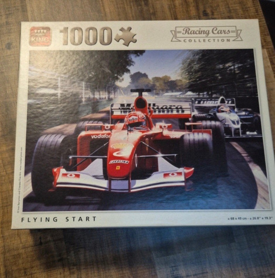 F1 Puzzel, Ophalen of Verzenden, 500 t/m 1500 stukjes, Zo goed als nieuw, Legpuzzel