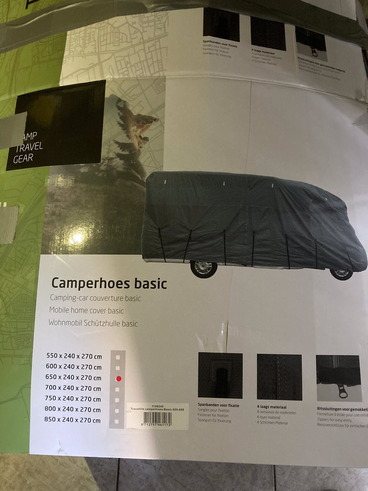 Camperhoes, Ophalen, Zo goed als nieuw