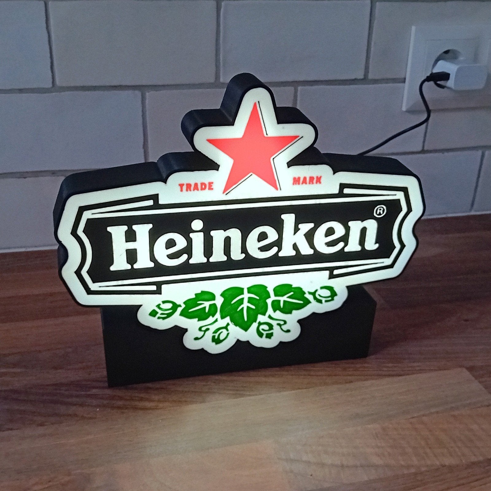 Heineken lichtbakje, Ophalen of Verzenden, Nieuw, Lichtbak of (neon) lamp
