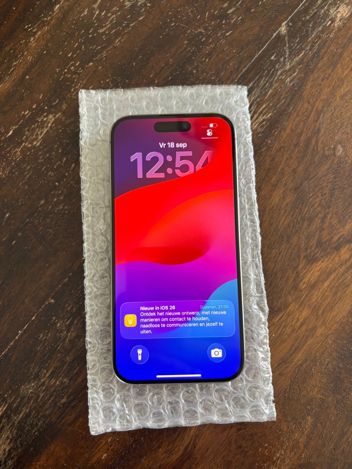 iPhone 15 pro 128GB Zilver, 128 GB, Refurbished, Ophalen of Verzenden, Zonder simlock
