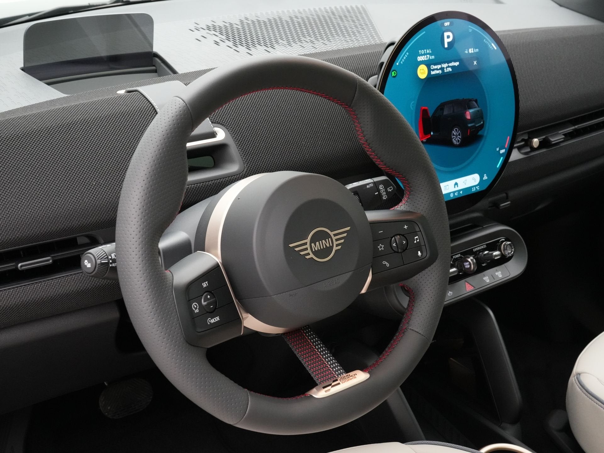MINI Aceman SE John Cooper Works Pakket L PRIVATE LEASE EUR, Auto's, Dealer onderhouden, Beige, 4 stoelen, Aceman