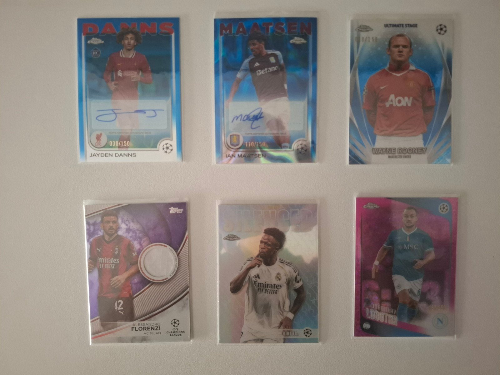 Topps Champions league en Premier league kaarten, Ophalen of Verzenden, Zo goed als nieuw, Buitenlandse clubs, Spelerskaart