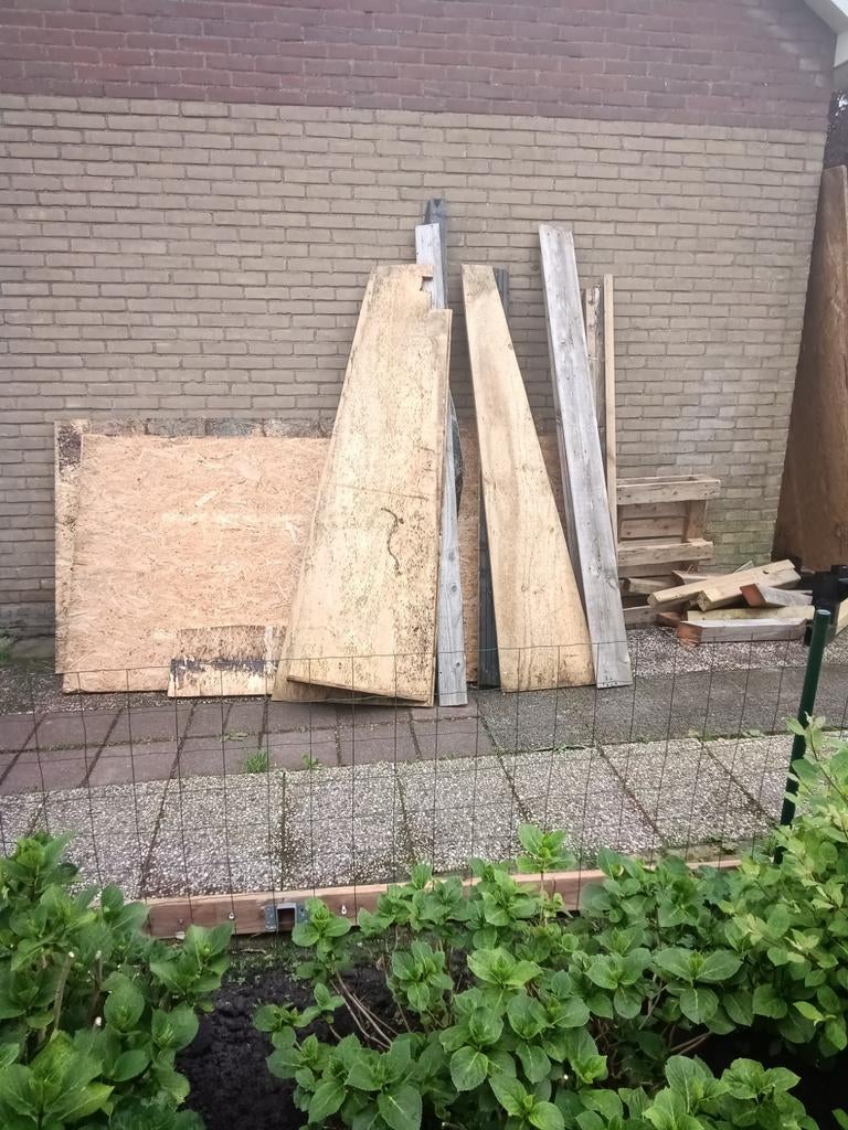 Hout, Doe-het-zelf en Verbouw, Hout en Planken, Ophalen of Verzenden, Gebruikt