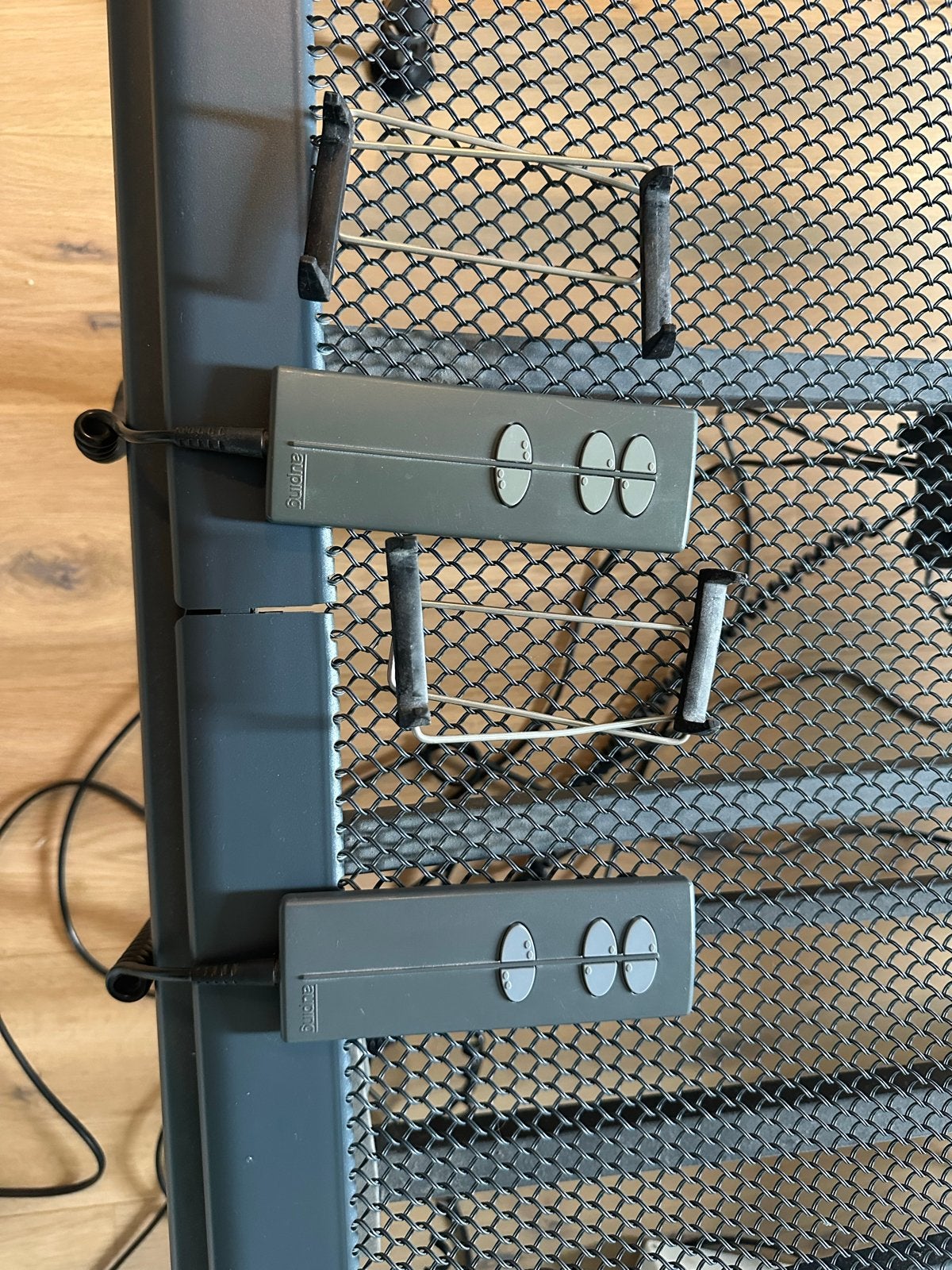 Auping elektrisch verstelbare bedbodems 2 keer 90x200 cm, Ophalen, 90 cm, Eenpersoons, 200 cm