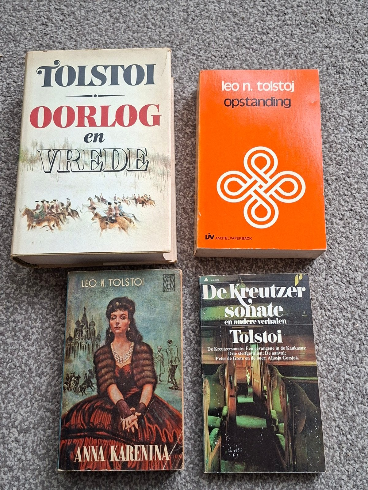 4 boeken van Leo N. Tolstoi, Ophalen of Verzenden