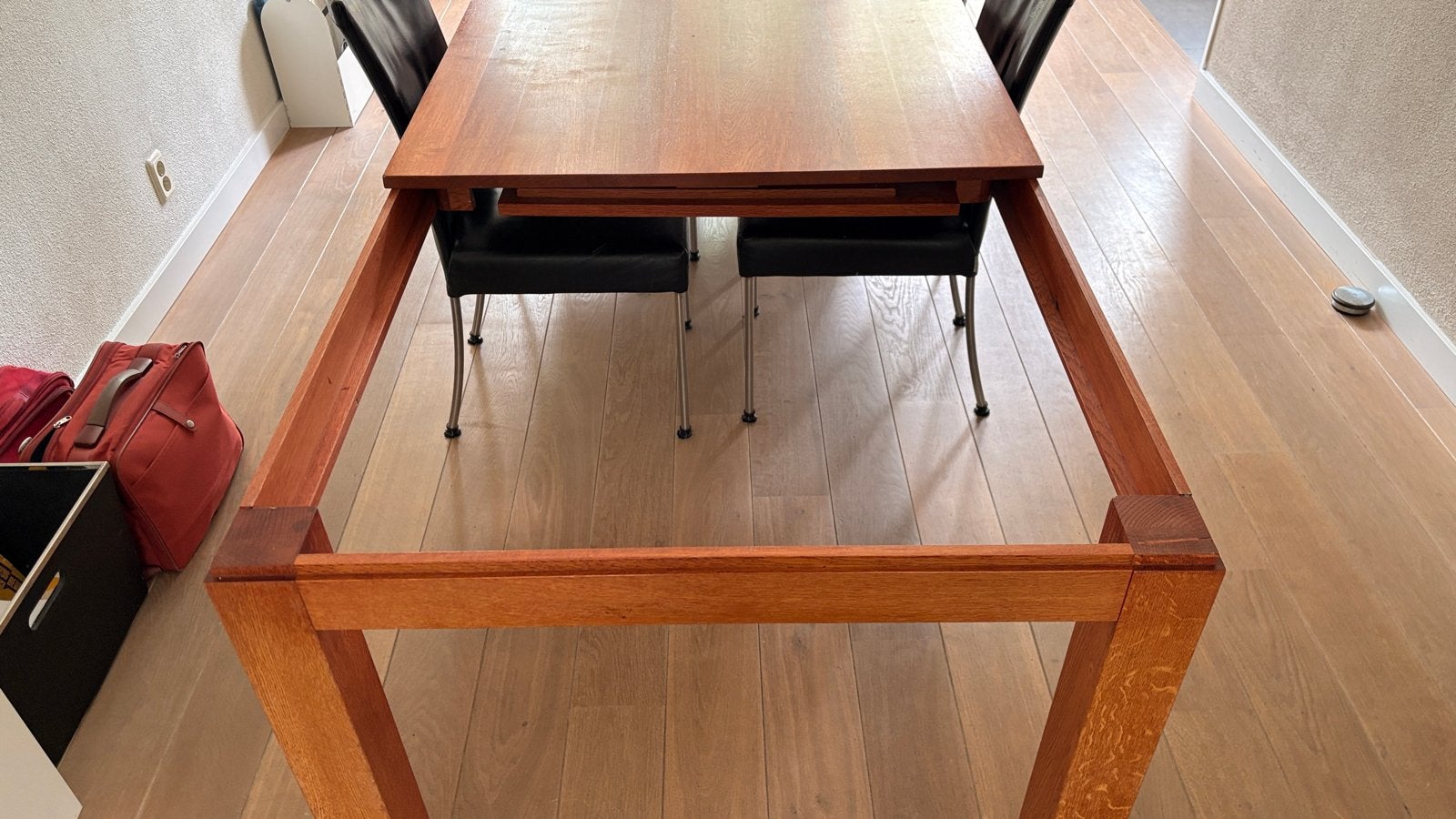 Foto 5 van Uitschuifbare eettafel van eikenhout