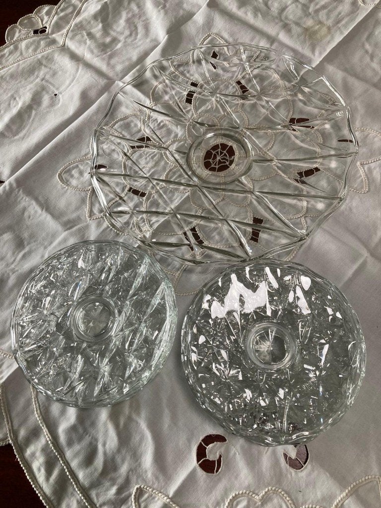 GLAZEN GEBAKSSTEL, Ophalen, Glas of Glazen, Gebruikt, Glas