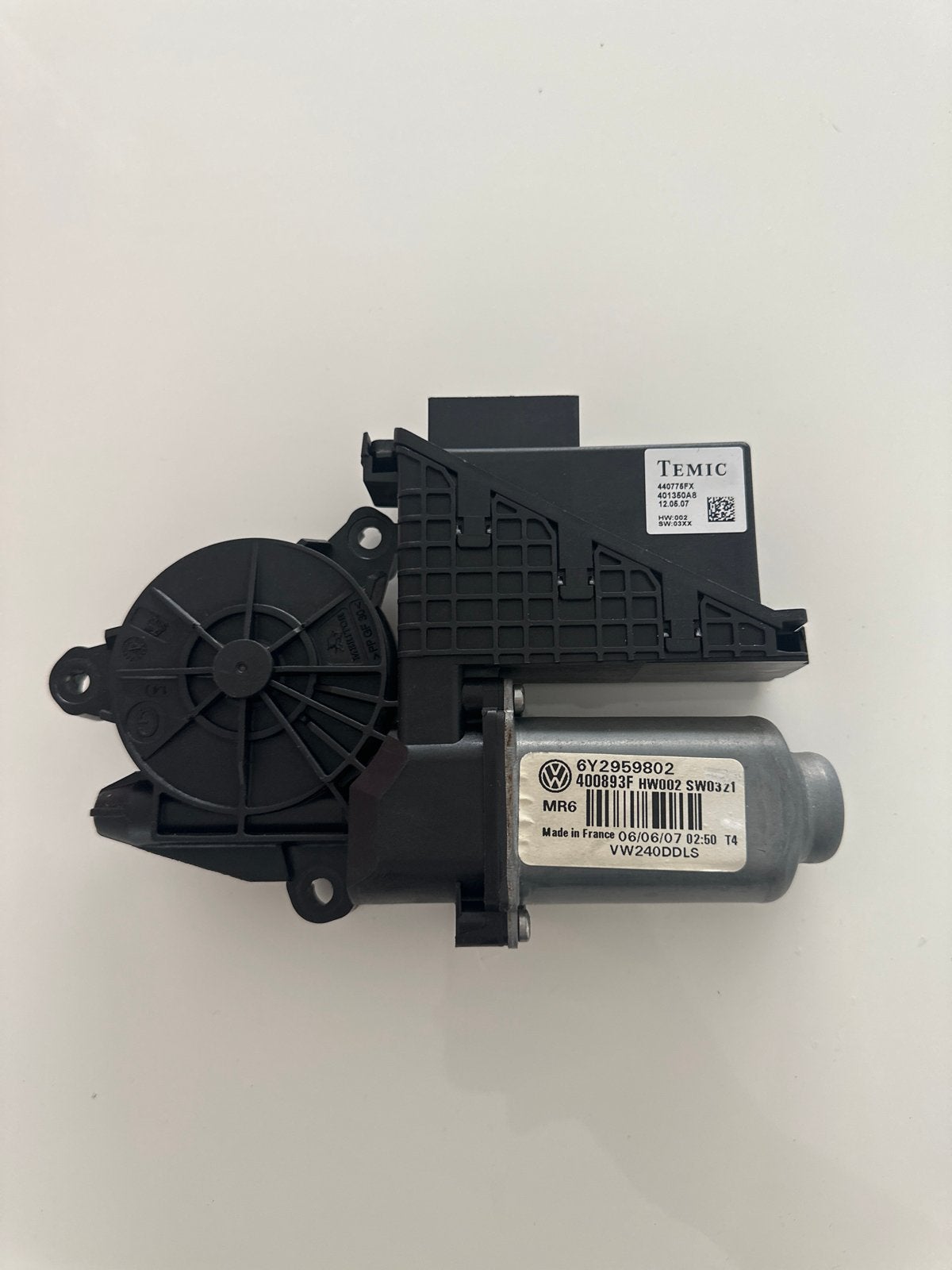 VW Transporter T5 Raammotor links voor 6Y2959802, Auto-onderdelen, Ophalen of Verzenden, Gebruikt, Volkswagen