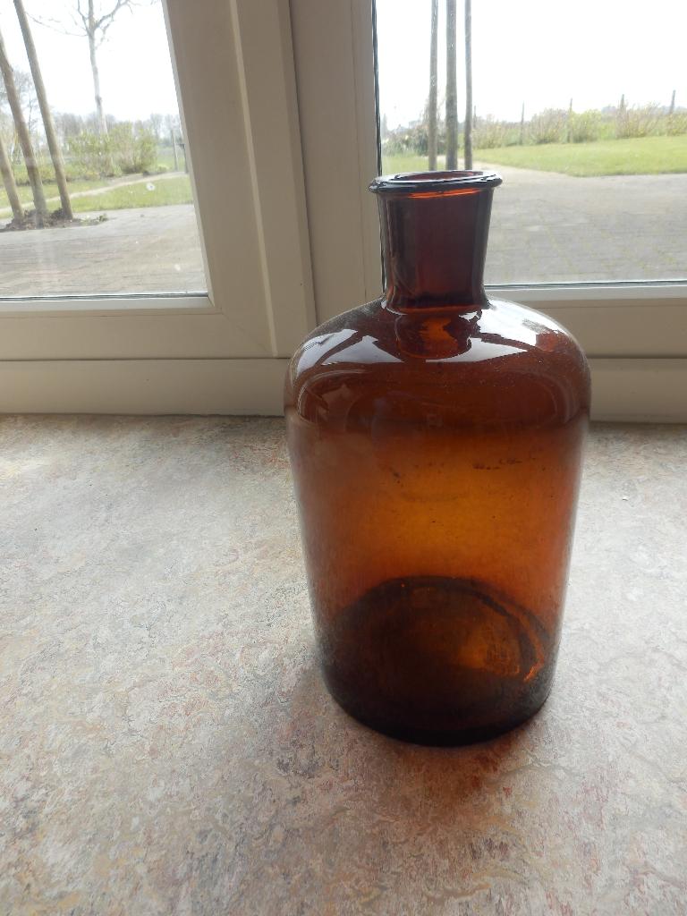apothekersfles, Ophalen