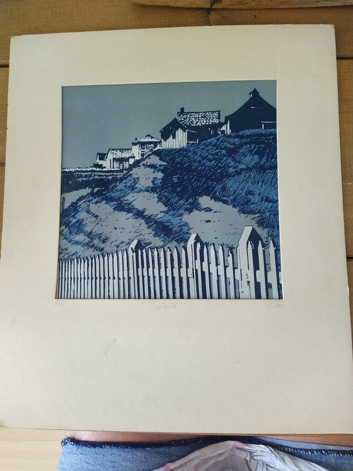 Originele Zeefdruk "Ierland" - Gesigneerd en Genummerd, Ophalen of Verzenden