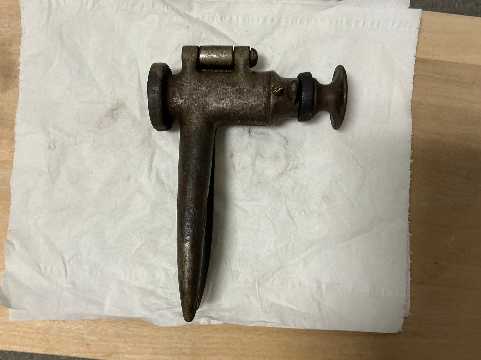 Antiek gereedschap curiosa kurkenstopper wijn bouchonneuse, Ophalen of Verzenden