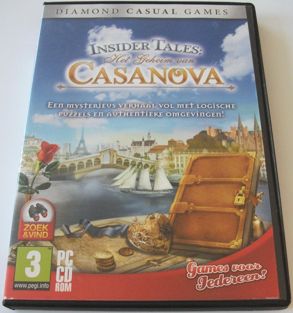 PC Game *** INSIDER TALES 1 *** Het Geheim van Casanova, Spelcomputers en Games, Puzzel en Educatief, 1 speler, Ophalen of Verzenden