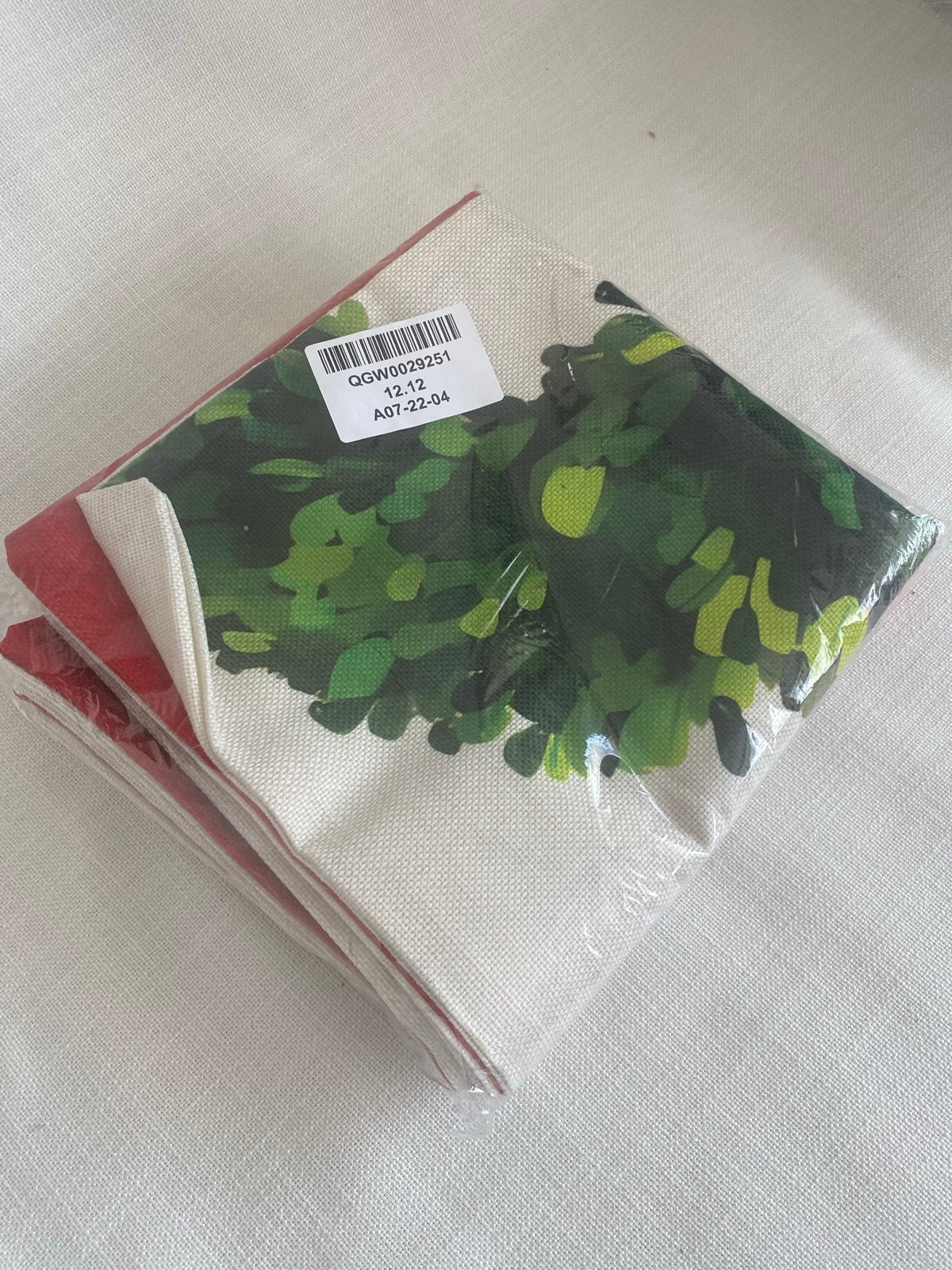 Kerst Kussenhoezen Set - Sneeuwpop & Holly, Ophalen of Verzenden, Nieuw, Rood, Vierkant