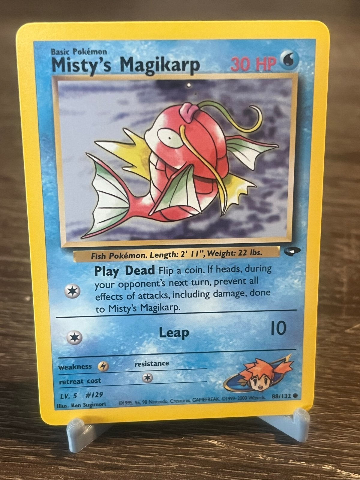 Misty's Magikarp (88/132) - Gym Heroes - EX, Ophalen of Verzenden, Zo goed als nieuw, Losse kaart