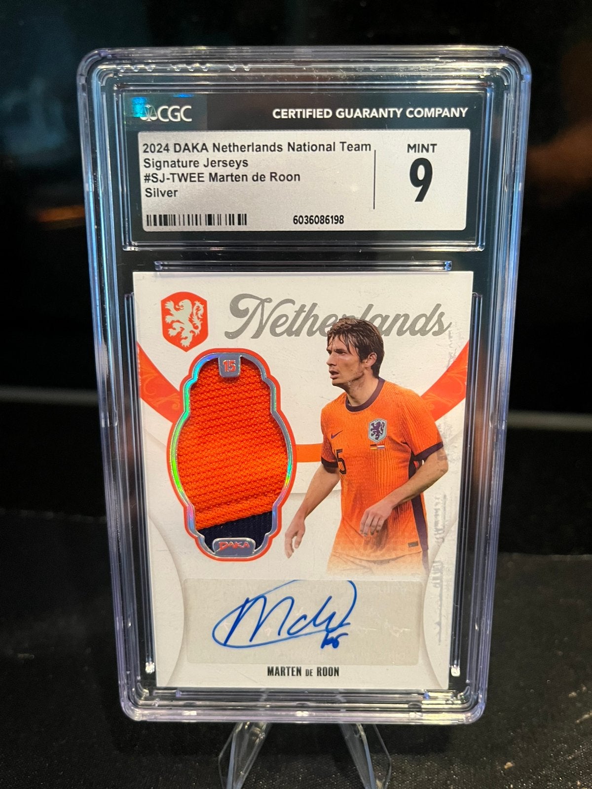 Marten de Roon DAKA Auto Patch CGC 9 Oranje /30, Ophalen of Verzenden, Zo goed als nieuw, Plaatje