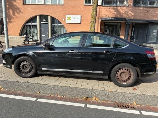 Citroën C5 1.6 THP 115KW 2012 Zwart, Auto's, Voorwielaandrijving, 15 km/l, Zwart, Zwart