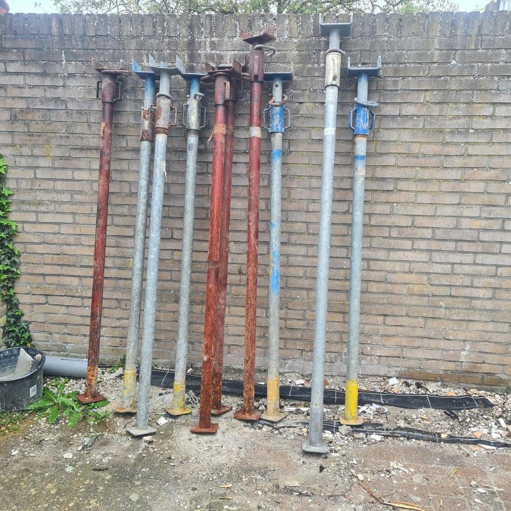 8 bouwstempels, Doe-het-zelf en Verbouw, Steigers, Ophalen of Verzenden, Gebruikt, Overige typen, 2 tot 5 meter