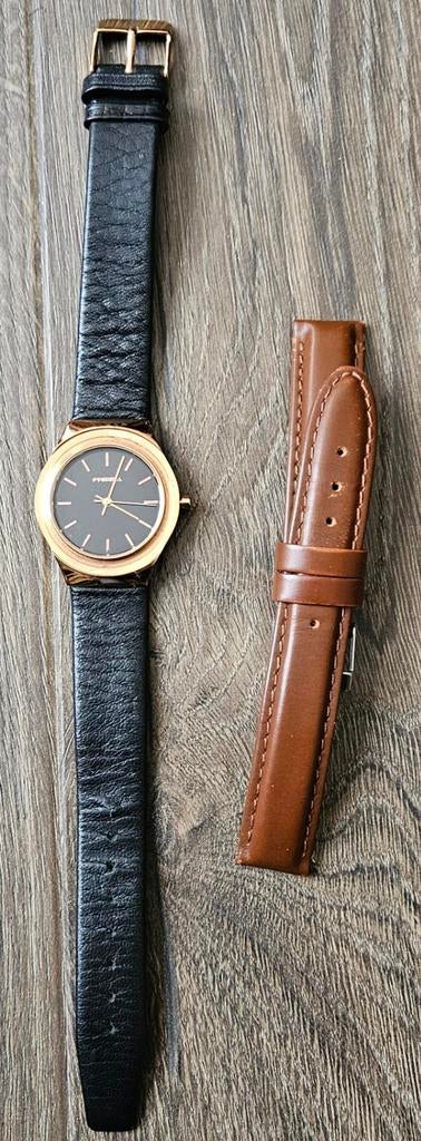 Prisma dameshorloge met extra leren horlogebandje, Sieraden, Tassen en Uiterlijk, Horloges | Dames, Overige merken, Leer, Polshorloge