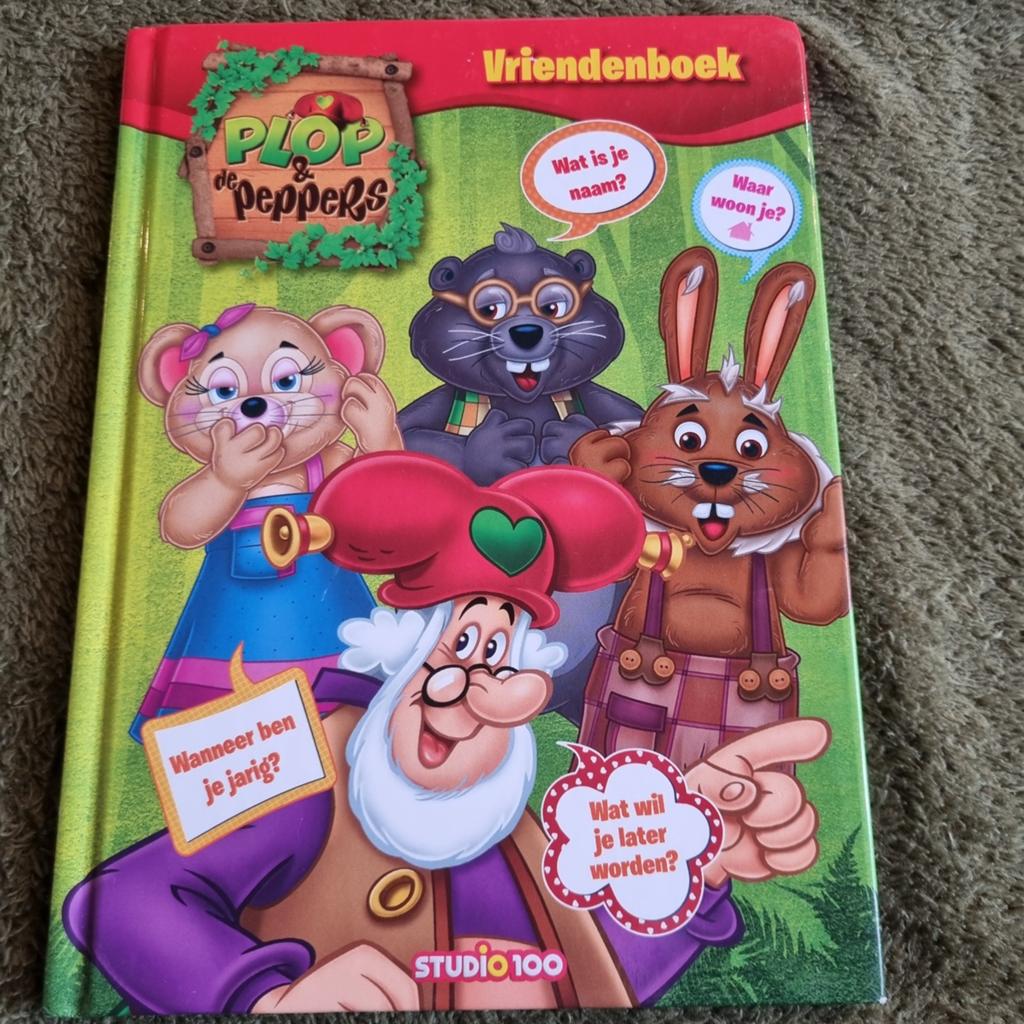 Plop & de Peppers Vriendenboek - Studio 100, Ophalen of Verzenden, Nieuw, Studio 100