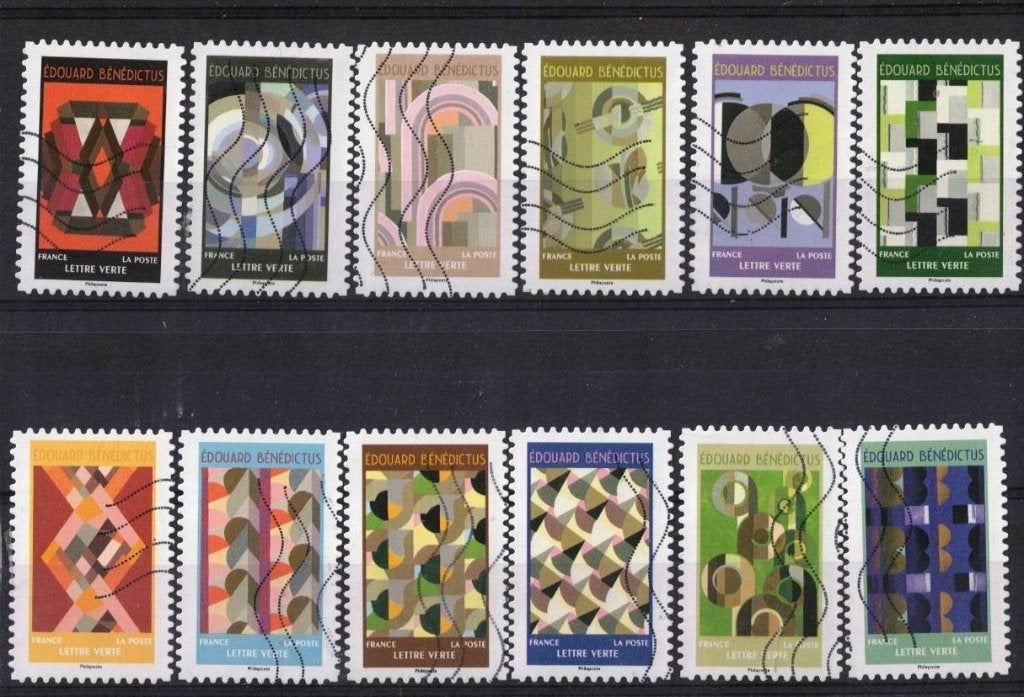 Frankrijk, serie "motieven" 2025-11, Verzenden, Gestempeld