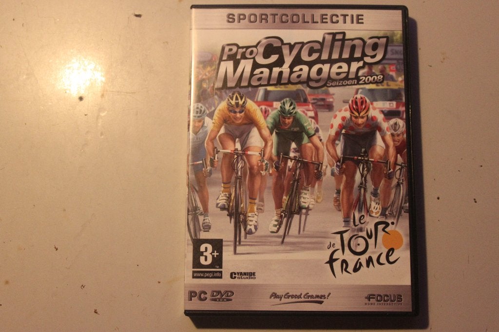 800z - pc dvd rom - pro cycling manager 2008 - le de tour fr, Alle leeftijden, Ophalen of Verzenden, Gebruikt