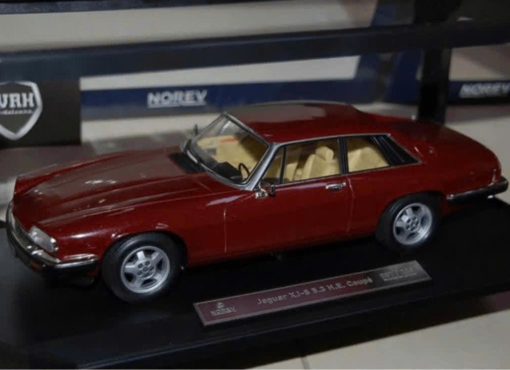 1:18 JAGUAR XJS COUPE V12 darkred LTD 200 NOREV 182621 WRH, Verzenden, Zo goed als nieuw, Auto, Norev
