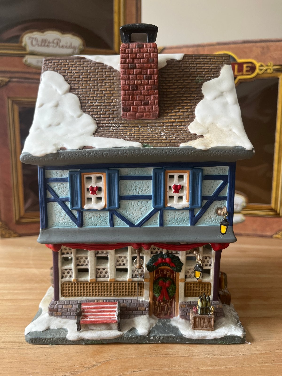 Luville kerstdorp huisje, Ophalen of Verzenden, Gebruikt