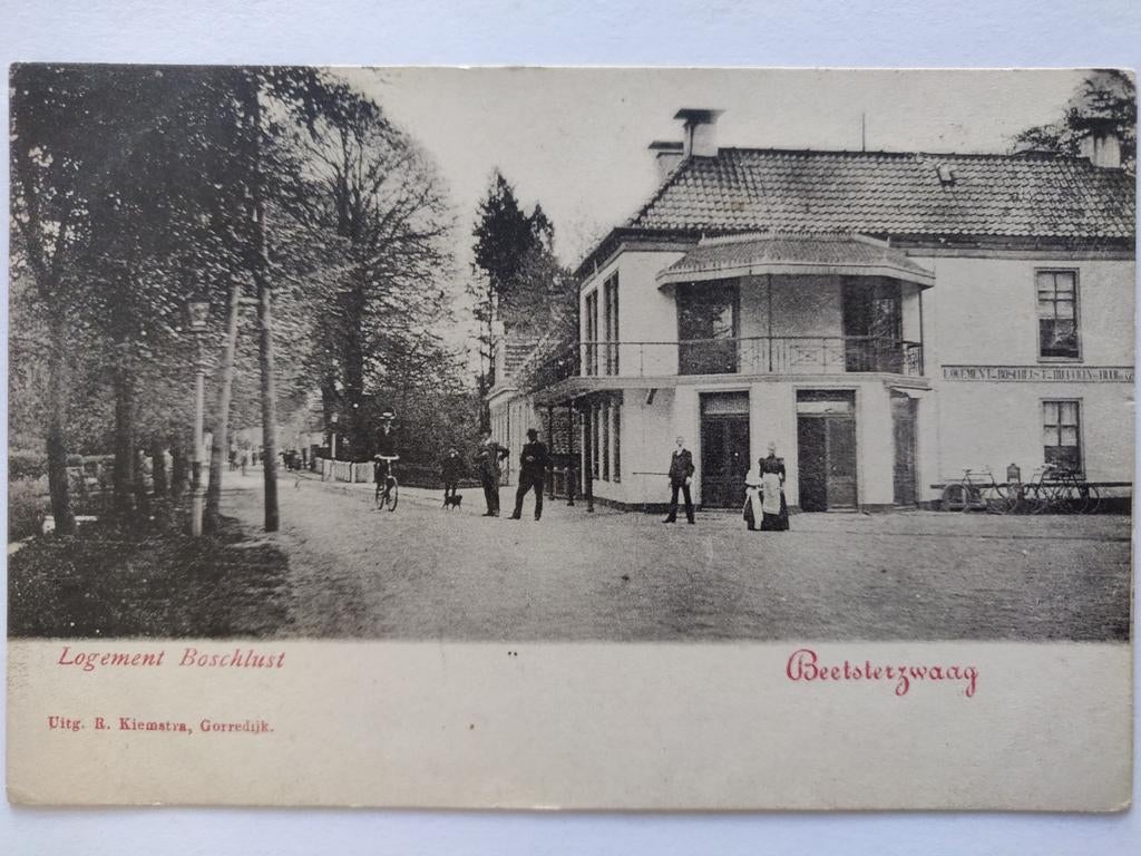 X513 Beetsterzwaag 1903 naar Jubbega, Verzamelen, Ansichtkaarten | Nederland, Ophalen of Verzenden, Voor 1920, Noord-Holland
