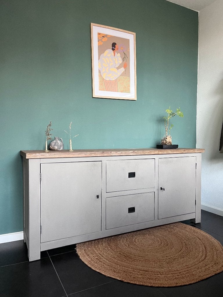 dressoir eiken lade leg tv wand meubel schoenen hal kast, Huis en Inrichting, Ophalen, Met deur(en), 150 tot 200 cm, 25 tot 50 cm