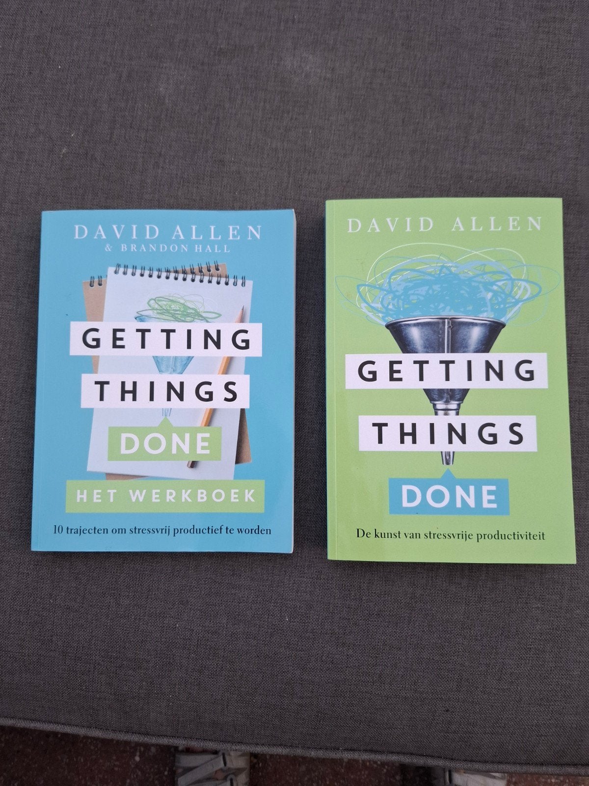 David Allen - Getting Things Done + Het werkboek samen, Boeken, Psychologie, Ophalen of Verzenden, David Allen; Brandon Hall, Ontwikkelingspsychologie