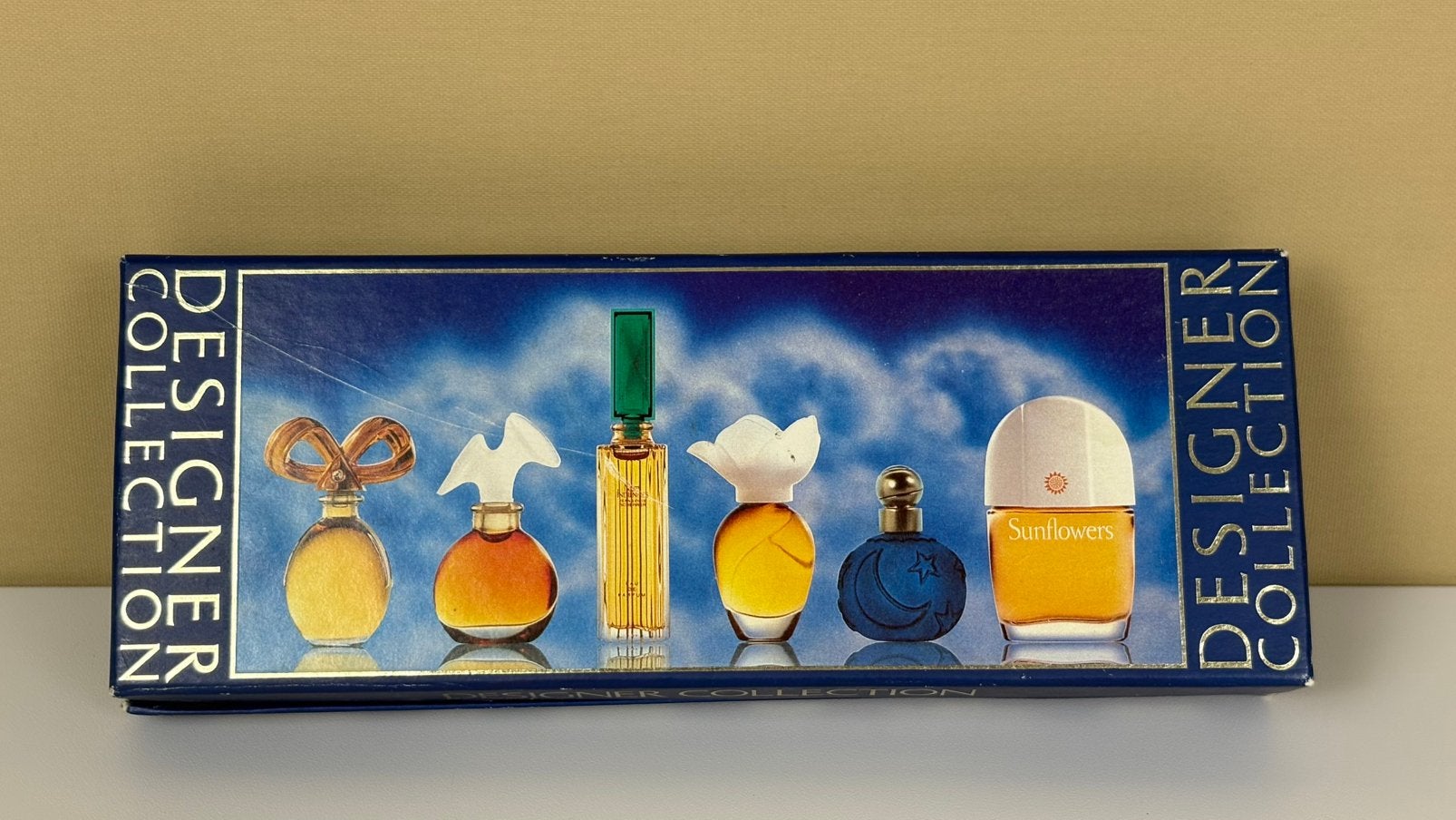 Vintage Designer Collection parfum miniatuur set in doos, -, Zo goed als nieuw, -, Miniatuur