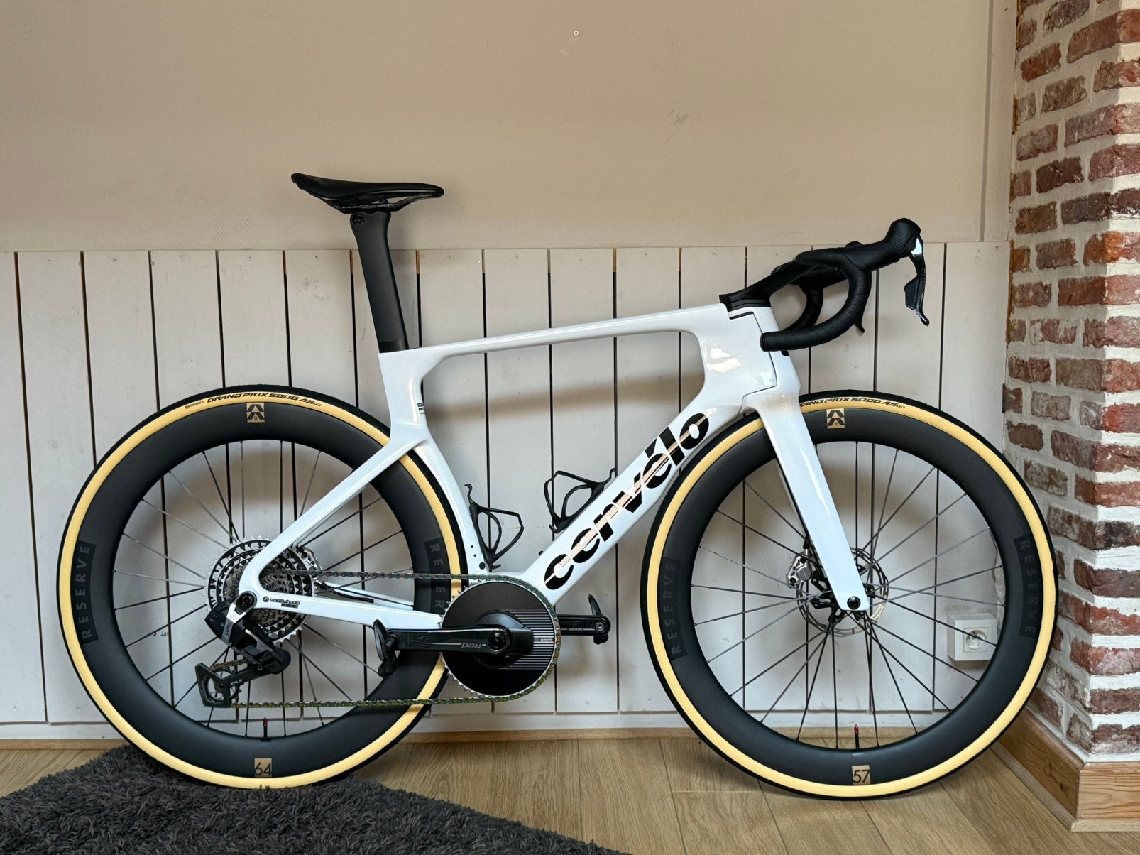 CERVELO S5 LTD lithium white frameset 56 NIEUWSTAAT, Ophalen of Verzenden, Zo goed als nieuw