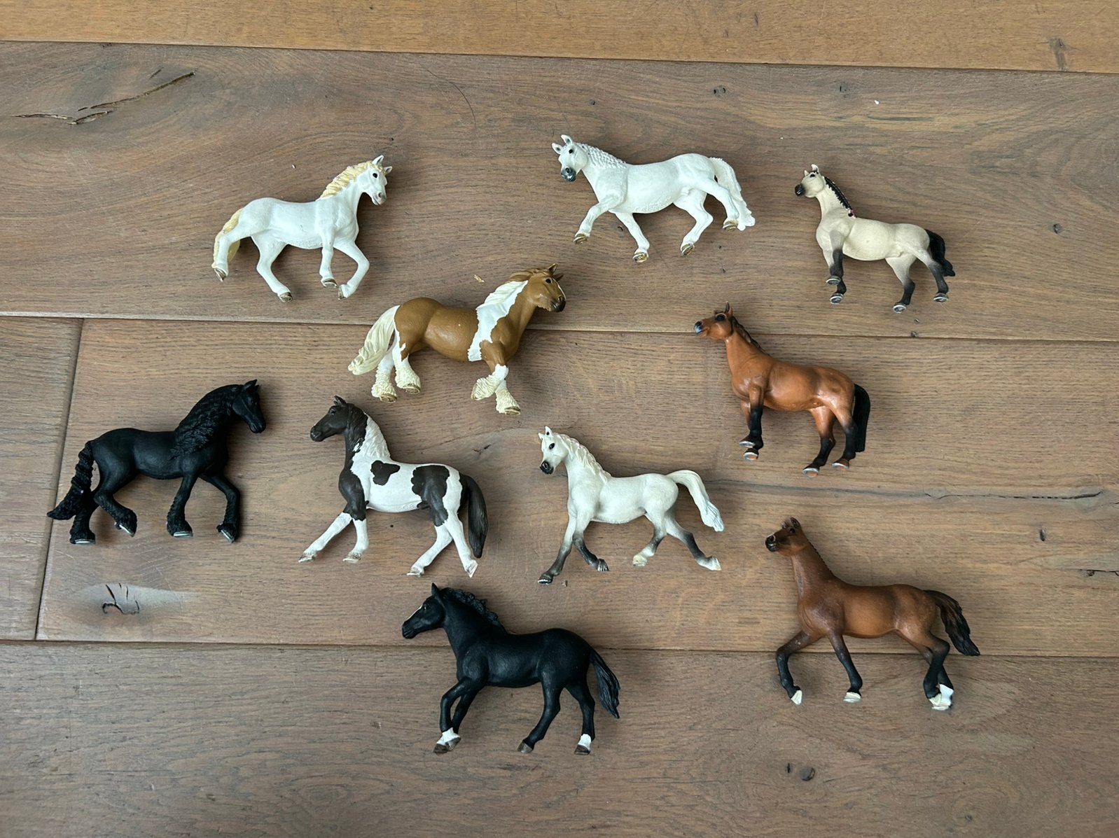Bundel schleich paarden 1, Ophalen of Verzenden, Zo goed als nieuw, Paard, Opgezet dier