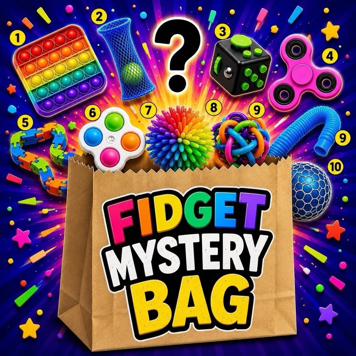 Fidget Toys Mystery Bag, Verzenden, Zo goed als nieuw, Jongen of Meisje