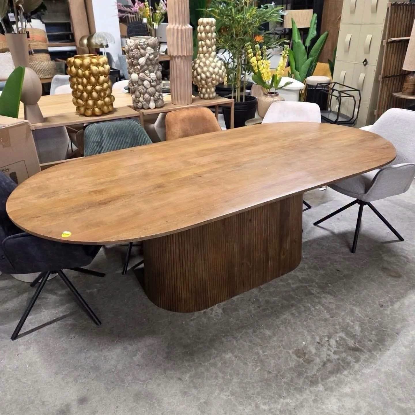 Eettafel Olav 230 cm Mangohout van Sohome, Ophalen, 100 tot 150 cm, Sohome, Onbekend