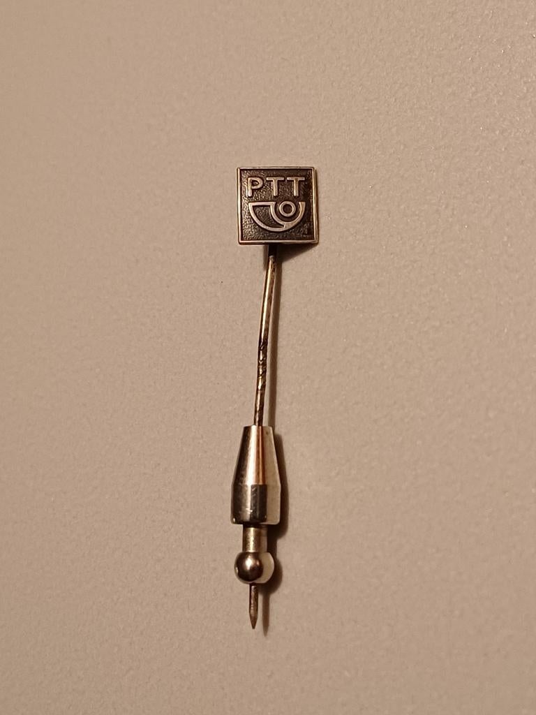 Vintage PTT pin / speldje, Verzamelen, Speldjes, Pins en Buttons, Ophalen of Verzenden, Gebruikt, Overige onderwerpen, Speldje of Pin