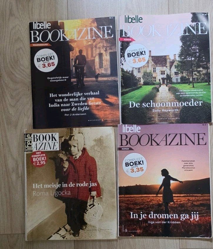 4x Libelle Bookazine - lekker licht in gewicht!, Boeken, Ophalen of Verzenden, Zo goed als nieuw, Overige typen
