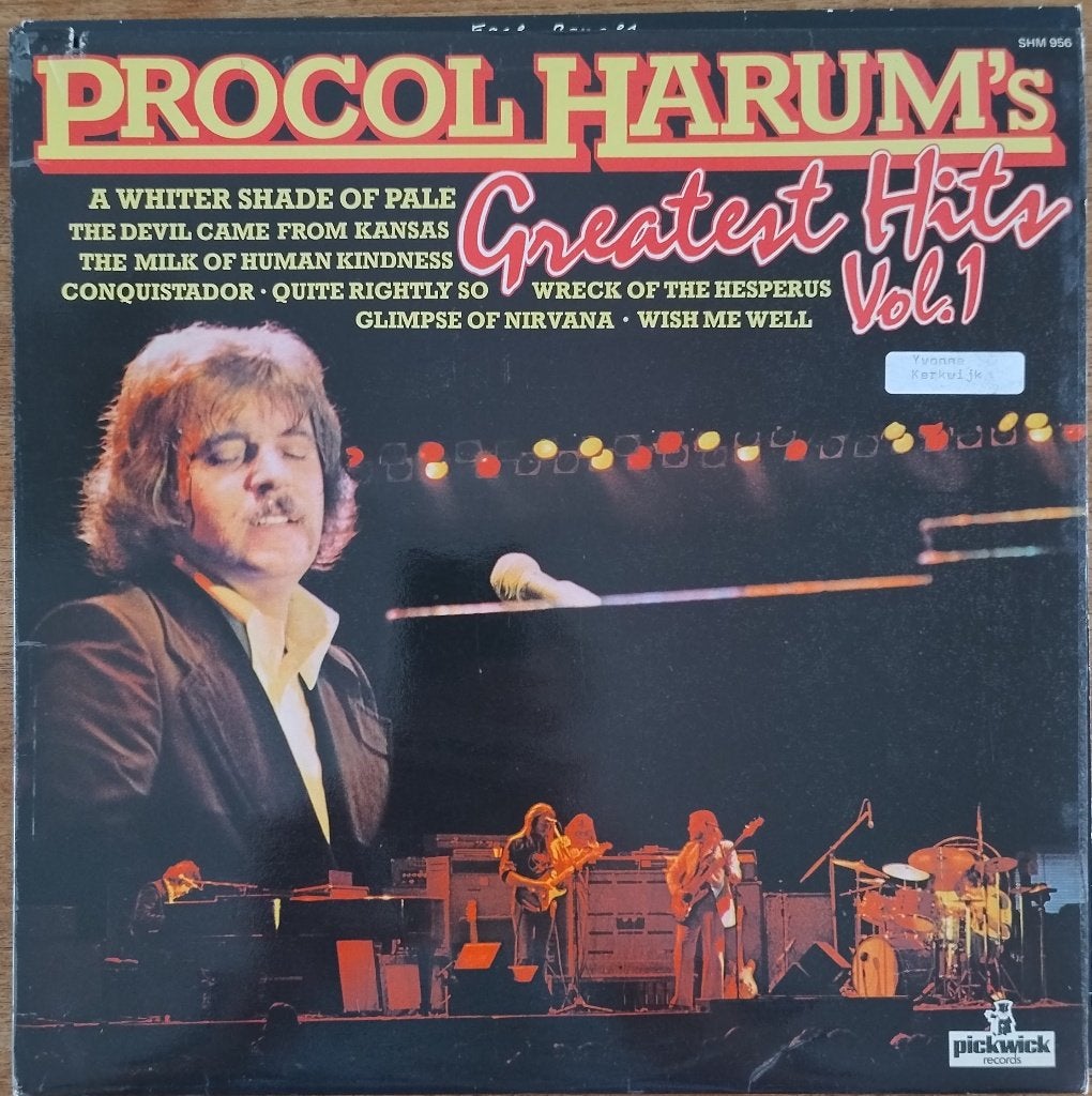 Procol Harum LP - Greatest Hits Vol. 1, LP, Gebruikt, Ophalen of Verzenden, Complilatie