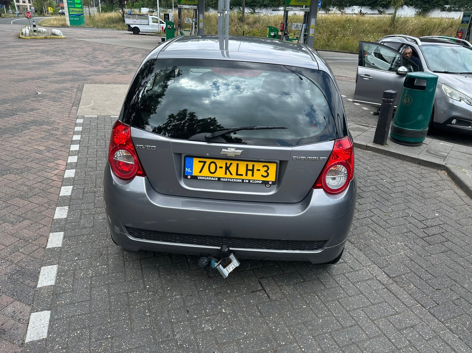 Chevrolet Aveo 1.2 16V 3D 2010 Grijs, Auto's, Voorwielaandrijving, 40 €/maand, Aveo, 4 cilinders