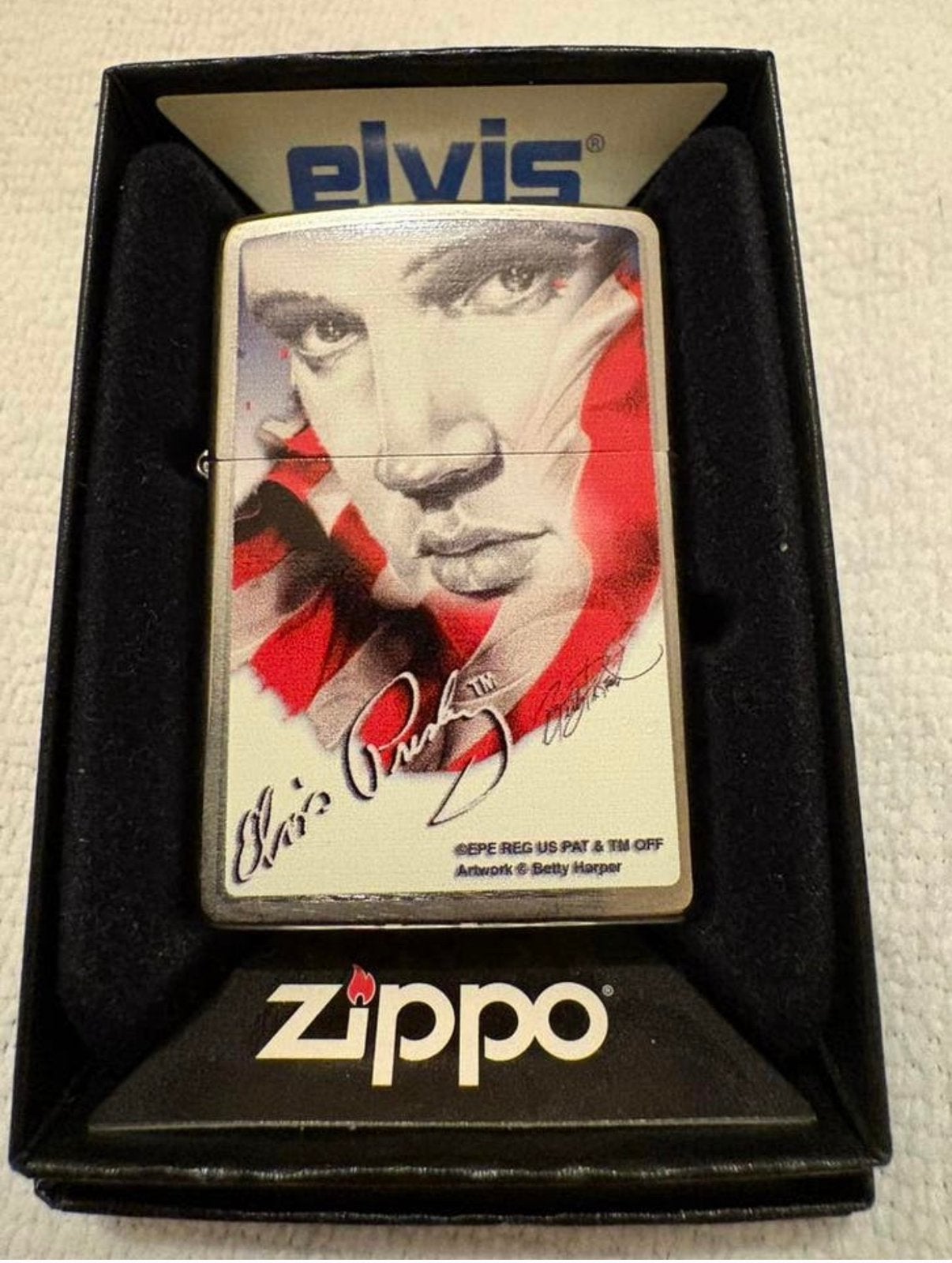 ZIPPO ELVIS  PRESLEY, Ophalen of Verzenden, Nieuw, Aansteker