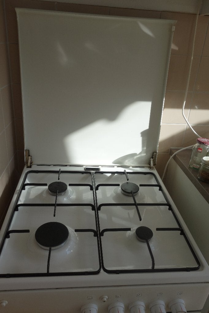 Bosch Vrijstaand Gasfornuis met GAS-Oven, Ophalen, 60 cm of meer, 4 kookzones, Zo goed als nieuw
