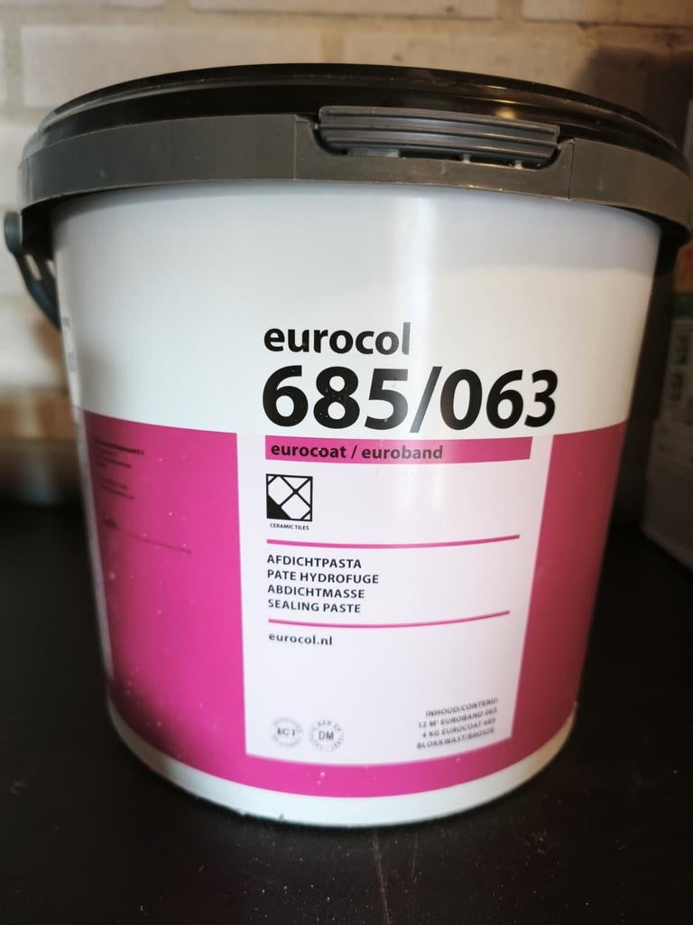 Eurocol 685/063 Afdichtpasta - Nieuw en Ongeopend, Overige materialen, Muurisolatie, Nieuw, Minder dan 5 m²
