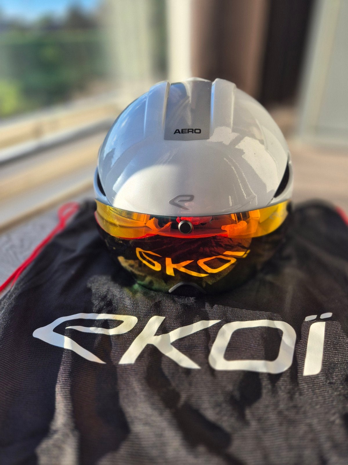Ekoi Perf Aero 16 helm met 3 vizieren, maat L, Ophalen of Verzenden, L, Heer of Dame, Ekoi